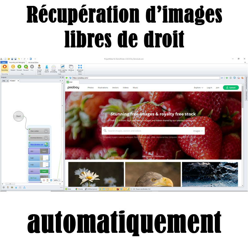 récupérer des images automatiquement avec zennoposter